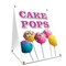 Signmission Cake Pops, 36 Inch x 24 Inch A-frame Yard Sign, Plastic Sign SBC-2436-Cake Pops - alternate 1