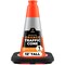 Xpose Safety 12 Inch Multipurpose PVC Orange Traffic Cones with 4in Collar OTC12-4-1-X - alternate 1