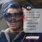 Jackson Safety Safety Goggles/Face Shield Combo, Clear Lens/Blue Shield, Anti-Fog, Indirect Vented, GPL500 Series 21000 - alternate 6