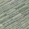 Homeroots 8' Olive Green And Gray Round Striped Washable Indoor Outdoor Area Rug 587916 - alternate 3