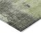 Homeroots 10' X 14' Fern Green Gray And Black Abstract Washable Indoor Outdoor Area Rug 602962 - alternate 3