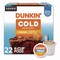 Dunkin Cold Iced Coffee K-Cups, Caramel, 0.44 oz, 22PK 5000375314 - alternate 1
