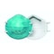 3M Particulate Respirator & Surgical Mask, N95, Level 2, Molded, Dual Straps, Metal Nose Clip, M, PK20 1860 - alternate 3