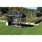 K9 Kennel Store 4ft X 8ft Value Kennel and XL Cabin Dog House Combo Ultimate UVL4X8CABCM - alternate 1