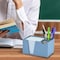 Acrimet Desktop Organizer Pencil, Pen, Paper, Clip, Caddy Holder (Plastic) (Paper Included) (Blue Color) 954.AO - alternate 3