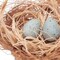 Homeroots Set of Eight Brown And Blue Decorative Birds Nests With Eggs Sculptures, 8PK 634151 - alternate 3