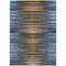 Homeroots 8' X 10' Blue Brown And Sky Blue Striped Washable Indoor Outdoor Area Rug 577983 - alternate 4