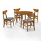 Crosley Landon 5-Piece Round Dining Table Set For 4 KF13044AC - alternate 3