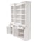 Homeroots 71in White Dining Hutch With Twelve Shelves And Three Drawers 397842 - alternate 4