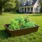 Homeroots 44" X 22" Tan Heavy Duty Plastic Rectangular Raised Garden Bed 654147 - alternate 1