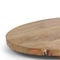 Homeroots Set of Two Natural Solid Wood Handmade Round Serve Boards With Handles 609083 - alternate 4