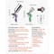 Vevor 3-Piece Air Spray Gun Kit Automotive Paint Spray Gun Set with 3 Nozzles, 3PK W-2000B5 - alternate 3
