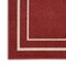 Homeroots 6' Brick Red And Ivory Indoor Outdoor Runner Rug 545493 - alternate 4
