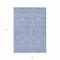 Homeroots 9' X 12' Sky Blue And Ivory Floral Washable Indoor Outdoor Area Rug 582372 - alternate 6