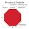 Signmission Blank Sign Red Background, 6 Inch X 6 Inch, Plastic Sign OC-P-6-28 - alternate 4
