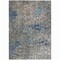 Homeroots 8' X 10' Silver Blue And Brown Abstract Washable Indoor Outdoor Area Rug 596833 - alternate 4