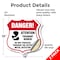 Signmission Pregnant Women Shield Sign Danger! Atten, 18 inch X 18 inch, Vinyl Decal, 2PK SHI-D-2PACK-18-433 - alternate 3