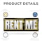 Signmission Rent Me, 18 Inch x 48 Inch, Vinyl Banner B-30833 - alternate 2