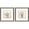 Homeroots Set Of Two Earthy Garden Silver Framed Wall Art, 2PK 649147 - alternate 2