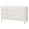 Baxton Studio Laria Modern White Teddy-Bear Fabric Queen Size 5-Piece Bedroom Set 253-13996-13998-13997-13999-ZORO - alternate 4