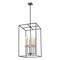 Z-Lite Gaultier Matte Black+Modern Gold 6 Light Chandelier 6100-32MB - alternate 6