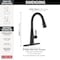 Delta Essa: Touch2O Technology Kitchen Faucet with Touchless Technology 9113TL-BL-DST - alternate 4