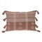 Homeroots 14" X 20" Beige and Brown Southwestern Cotton Throw Pillow With Tassels 529231 - alternate 2
