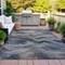 Homeroots 3' X 5' Gray And Silver Abstract Washable Indoor Outdoor Area Rug 631305 - alternate 5