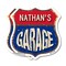 Signmission Nathan's Garage, 6 inch X 6 inch, Plastic Sign, 2PK SHI-P-2PACK-6-383-NATHAN - alternate 1