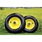 Antego 13 x 5-6 in Lawn Mower Tire & Wheel, 4 Ply, John Deere Yellow A6325740060204135006 - alternate 3