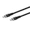 Monoprice USB-C to USB-C Silicone Charging Cable - USB 2.0, 240W PD, Ultra Flexible, 10ft, Black 47247 - alternate 1