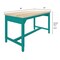 Diversified Spaces Lab Workbench, 16 ga Steel Frame, 96 in W, Aqua AMS96305Q - alternate 2