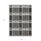 Homeroots 8' X 10' Black Gray And Brown Plaid Washable Indoor Outdoor Area Rug 597544 - alternate 4