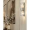 Z-Lite Meridian Brushed Nickel 2 Light Wall Sconce 3053-2SS-BN - alternate 3