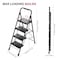 Wrightmaster 4 ft. Metal Folding Step Ladder, 9 ft. Reach, with Safety Lock Design 500 lb. Load Capacity ZOR-WK28-4-DF - alternate 6