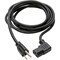 Eaton Tripp Lite Series Computer Power Cord, NEMA 5-15P to Right-Angle C13 - 10A, 125V, 18 AWG, 14 ft. P006-014-13RA - alternate 4