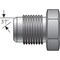 Gates Male JIC 37 Flare Plug SAE to SAE G60402-0003 - alternate 3