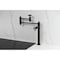 Kingston Brass Deck Mount Pot Filler Faucet with Knurled Handle, Matte Black KS3700RKZ - alternate 5