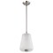 Nuvo Lune, Mini Pendant, Brushed Nickel Finish, Etched White Glass 60/8227 - alternate 4