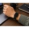 Elegani Band Compatible with Apple Watch 42mm, Black/Green, Silver, Black, Yellow Gold, Rose Gold Buckle TPSIVRB-BLKGRN-42 - alternate 2