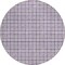 Homeroots 8' Purple And Ivory Round Geometric Washable Indoor Outdoor Area Rug 595591 - alternate 4