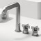 Vigo Wythe Two Handle Three-Hole Widespread Bathroom Faucet in Brushed Nickel VG01302BN - alternate 4