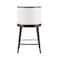 Manhattan Comfort Evalyn Counter Stool  in White - Set of 3 3-CS021-WH - alternate 3