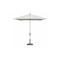 Treasure Garden 7.5 ft Square Patio Umbella, aluminum, fiberglass ribs, outdoor, Natural UM847SQ-SS 5404 Natural - alternate 1