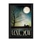 Homeroots Love You Farm Black Framed Print Wall Art 405177 - alternate 1