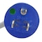 Ac Works 15ft 14/3 15A Medical Grade Power Cord With Left Angle IEC C13 Connector MD15ALC13-180 - alternate 2