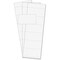 Mastervision Magnetic Data Card Replacement Paper Inserts, 3"x1.75" Inserts, White, PK500 FM1513 - alternate 1