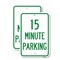 Signmission 2 Hour Parking - Parking for Customers Only, 18'' X 24'' 2 Signs, Heavy Gauge Aluminum, 2PK A-1824-2PACK-24498 - alternate 1