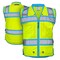 Dome75 OMNI Series HiVis Class 2 Heavy Duty Contrast Utility Vest with ProPocket MD OV6124 - alternate 5