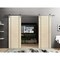 Sartodoors Sliding Double Barn Doors with Hardware, Planum 0017 Natural Veneer and Aluminum Strips, 13FT Rail PLANUM0017DB-S-SHP-6084 - alternate 1